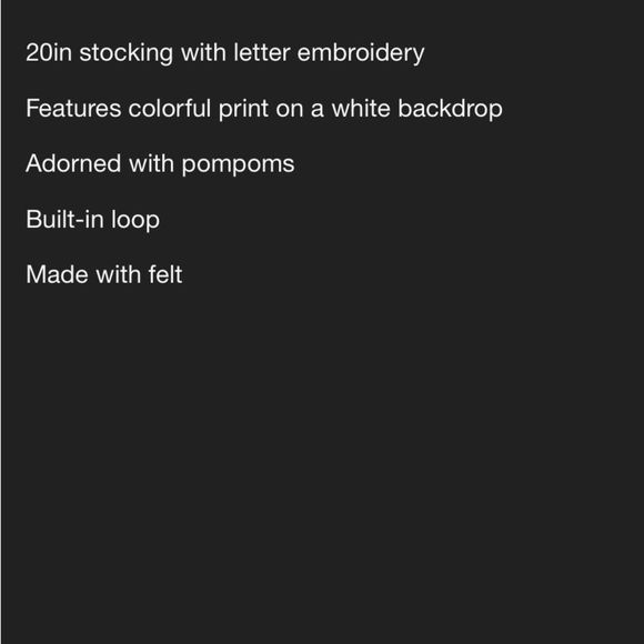 Opalhouse Multicolor Stocking with Pom Poms - Picture 3 of 7